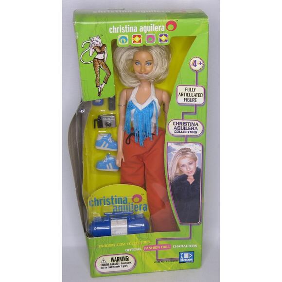 VINTAGE 1999 Christina Aguilera Fashion Doll Poseable New In Box Pop Star Y2K - Picture 1 of 10